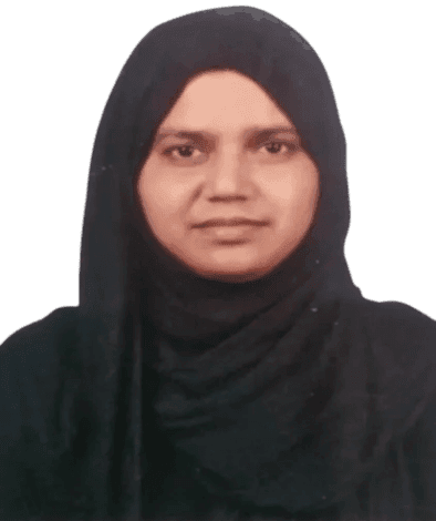 Ms. Abida AP, Consultant Nutritionist